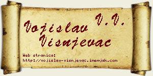 Vojislav Višnjevac vizit kartica